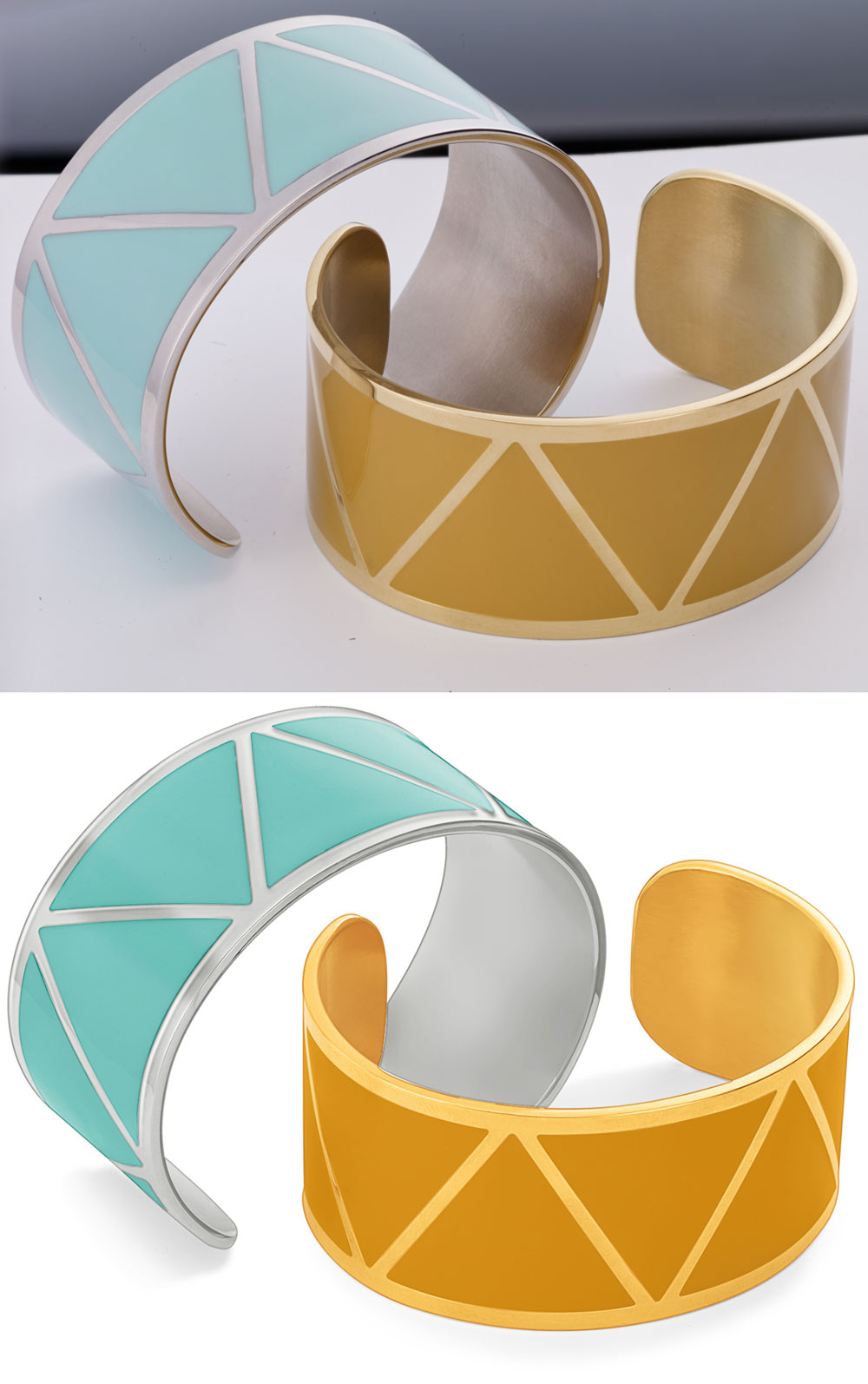 mise en valeur des bijoux par la retouche photo et la correction colorimétrique d'un bracelet